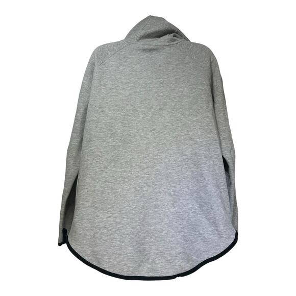 Nike Grey Black Sportswear Tech Zip Hooded Fleece Performance Windrunner Size M - Picture 3 of 8